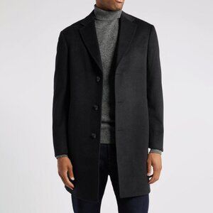 John W. Nordstrom Wool Cashmere Blend Overcoat 42R - 46R | Chest Size 46